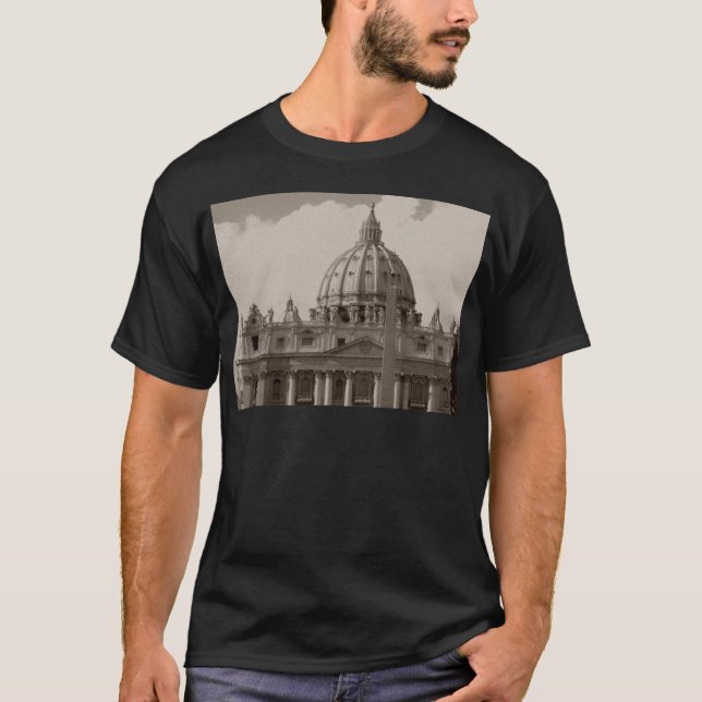 Dome of St Peters Basilica Rome T-Shirt (Front)