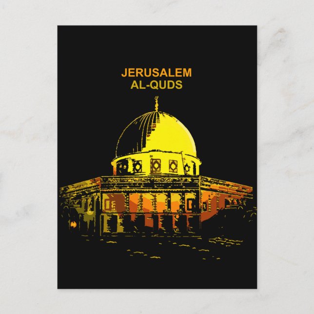 Dome of the Rock: A Symbol of Peace Postcard (Front)