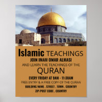 Dome of the Rock, Islamic Teaching Advertising