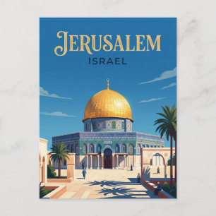 Dome of the Rock Israel Postcard