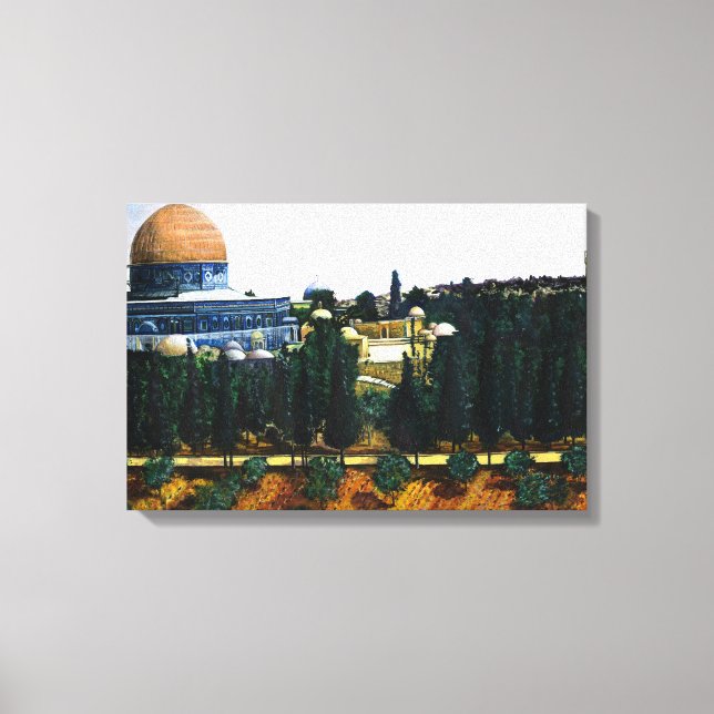 Dome of the Rock, Jerusalem Canvas Print (Front)