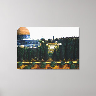 Dome Of The Rock, Jerusalem Canvas Print