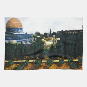 Dome of the Rock, Jerusalem Tea Towel