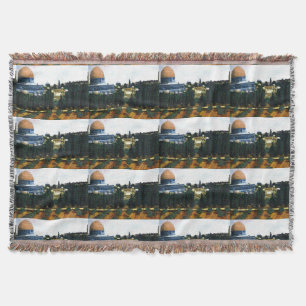 Dome of the Rock, Jerusalem Throw Blanket