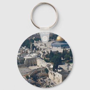 Dome of the Rock, old city Jerusalem, Israel Key Ring