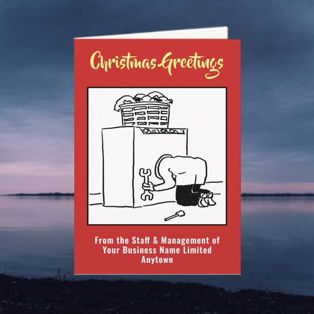 Domestic Appliance Repairs Company Christmas Card (Creator Uploaded)