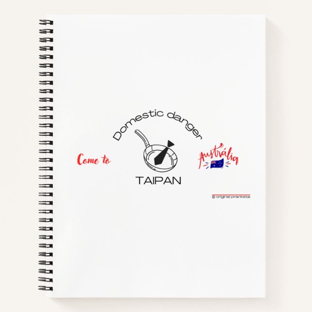Domestic Danger Notebook (Front)