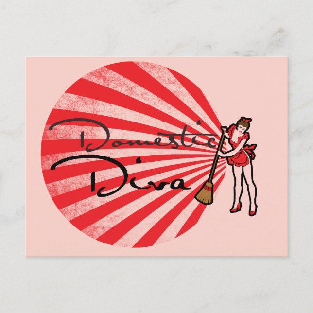 Domestic Diva Design Postcard (Front)
