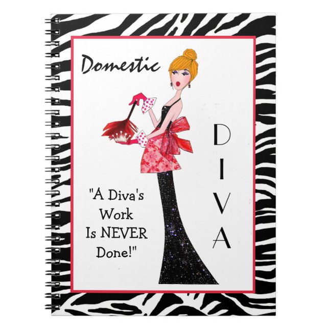 Domestic Diva Notebook (Front)