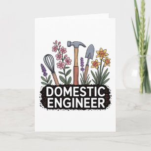 Domestic Engineer Holiday Card