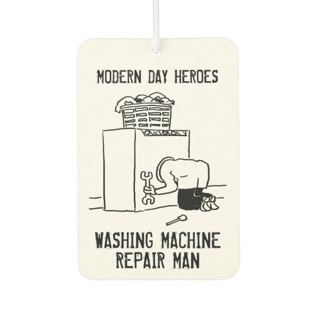 Domestic Engineers Cartoon Car Air Freshener (Front)