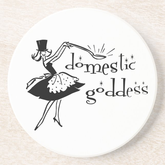 Domestic Goddess Coaster (Front)