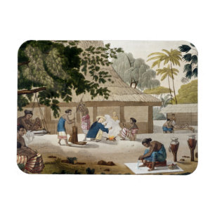 Domestic life in Kupang, Timor, plate 10 from 'Le Magnet