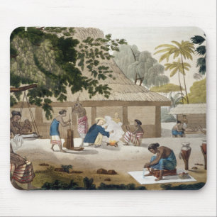 Domestic life in Kupang, Timor, plate 10 from 'Le Mouse Mat