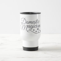Domestic Magician mug - choose style, colour