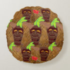 Domestic Not Basic Tiki Throw Pillow