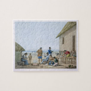 Domestic occupations, Agagna, Guam, Philippines, f Jigsaw Puzzle