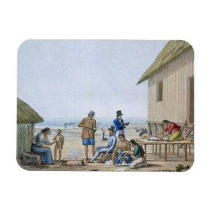 Domestic occupations, Agagna, Guam, Philippines, f Magnet
