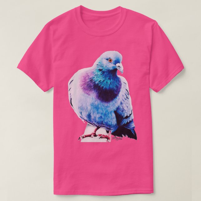 Domestic pigeon bird lover T-Shirt (Design Front)