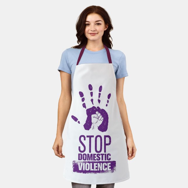 Domestic Violence Awareness  Apron (Worn)