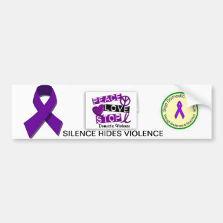 DOMESTIC VIOLENCE AWARENESS BUMPER STICKER