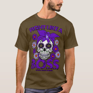 Domestic Violence Awareness fight like a boss T-Shirt