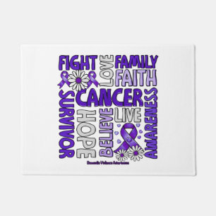 Domestic Violence Awareness - Fight love survivor  Doormat