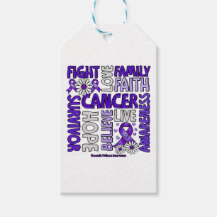 Domestic Violence Awareness - Fight love survivor Gift Tags