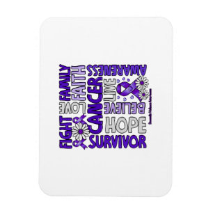 Domestic Violence Awareness - Fight love survivor Magnet