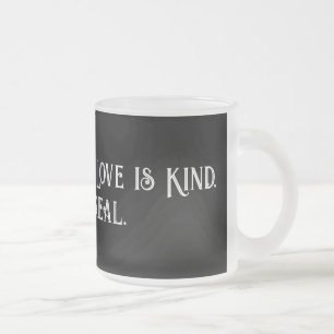 Domestic Violence Awareness Frosted Glass Mug