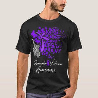 Domestic Violence Awareness Gifts Purple T-Shirt