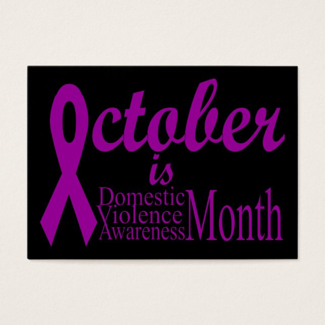Domestic Violence Awareness Month (Front)