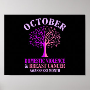 Domestic Violence Awareness Month October Support Poster