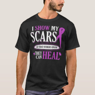 Domestic Violence Awareness Purple Ribbon T-Shirt