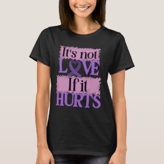 Domestic Violence Awareness Purple Warrior T-Shirt