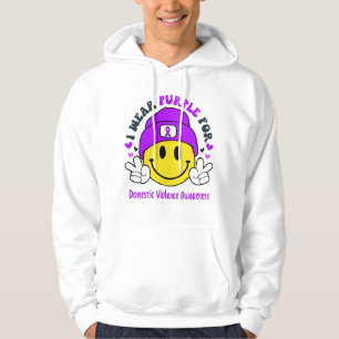 Domestic Violence Awareness Ribbon Support Gifts Hoodie