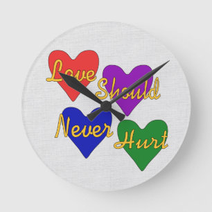 Domestic Violence Awareness Round Clock