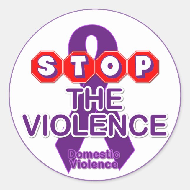 Domestic Violence Awareness Sticker (Front)