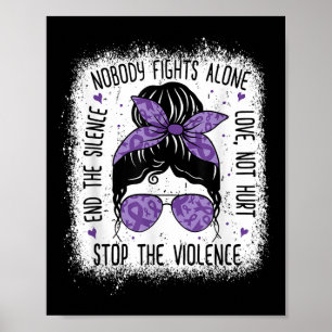 Domestic Violence Awareness Stop End Domestic Viol Poster