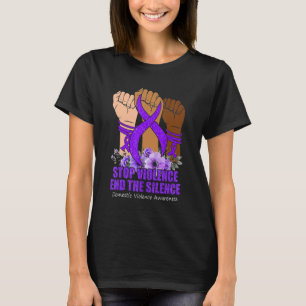 Domestic Violence Awareness Stop Violence End Sile T-Shirt