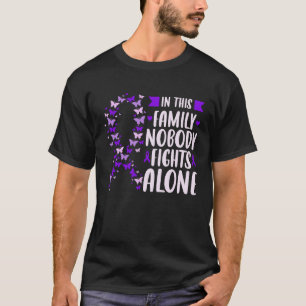 Domestic Violence Awareness Support ribbon butterf T-Shirt