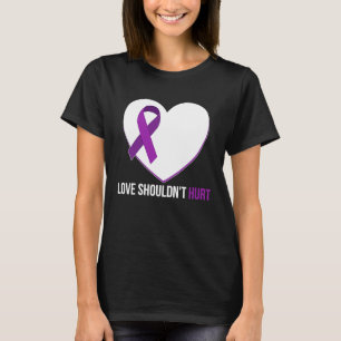 Domestic Violence Awareness Survivor  Heart T-Shirt