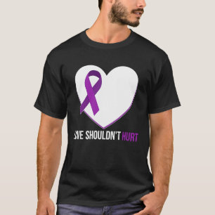Domestic Violence Awareness Survivor Heart T-Shirt