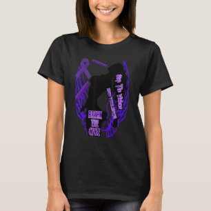 Domestic Violence Awareness Woman Wing Survival St T-Shirt