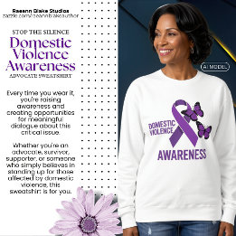 Domestic Violence Awareness Women’s Sweatshirt