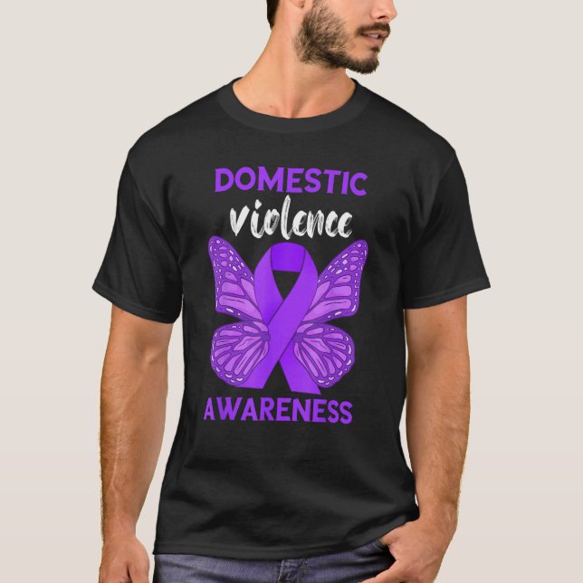 Domestic Violence Awareness World Narcissistic Abu T-Shirt (Front)