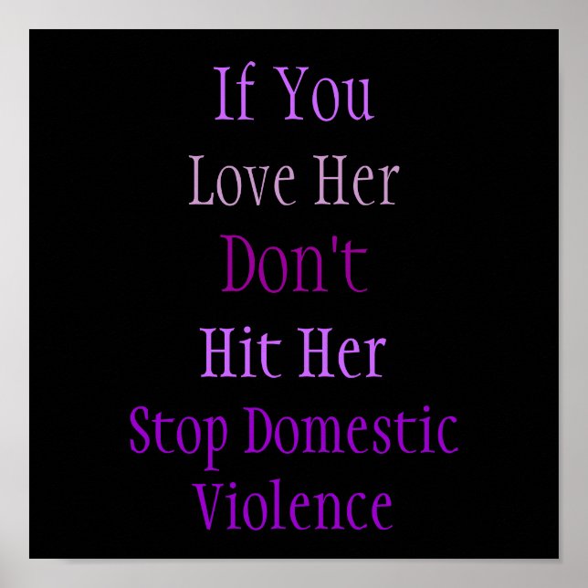 Domestic Violence Poster (Front)