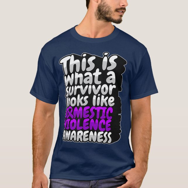 Domestic Violence Survivor Tshirt Abuse Support (Front)