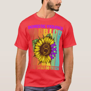 Domestic Violence Warrior No Story Should End Too T-Shirt