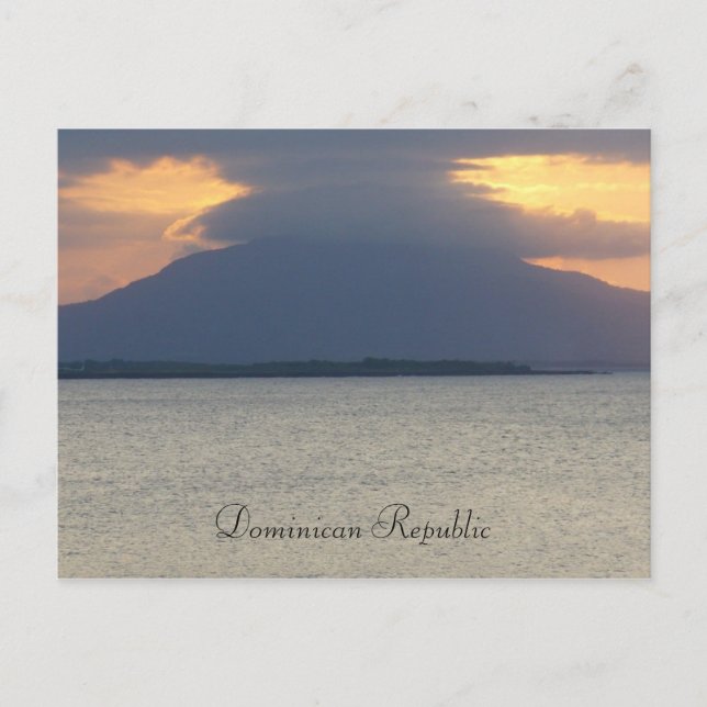 Domican Republic Sunset Postcard (Front)